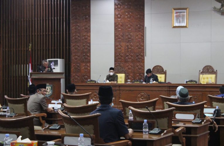 Paripurna DPRD Bengkulu Agenda Jawaban Gubernur terhadap Pandangan Umum Fraksi-Fraksi