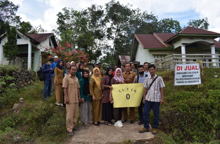 Kegiatan Titik Nol Pembukaan Jalan Baru Desa Gajah Mati Kecamatan Semidang Lagan