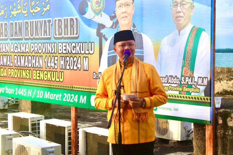 Gubernur Bengkulu Ajak Masyarakat Saling Hargai Perbedaan Penetapan 1 Ramadhan 1445